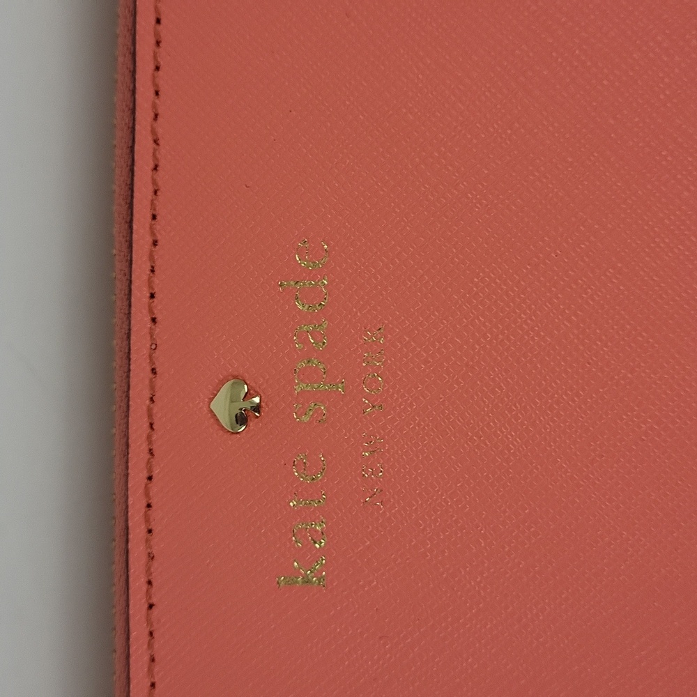 Kate Spade Mikas Pond Stacy in Guava Long Wallet - Picture 2 of 9